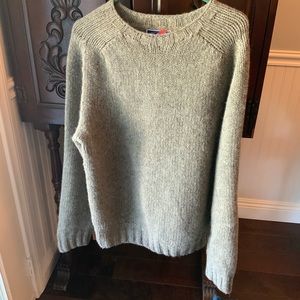 Hi Quality Oatmeal Crewneck Scottish Wool Sweater